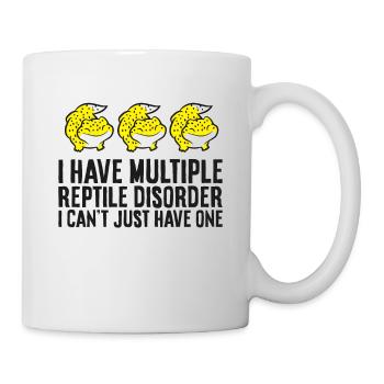 I Have Multiple Reptile Disorder I Can't Just - Mug - white - Right