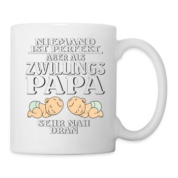 ZWILLINGS PAPA - Tasse - Weiß - Rechts
