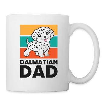Funny Dalmatian Dad Dalmatian Dog - Mug - white - Right
