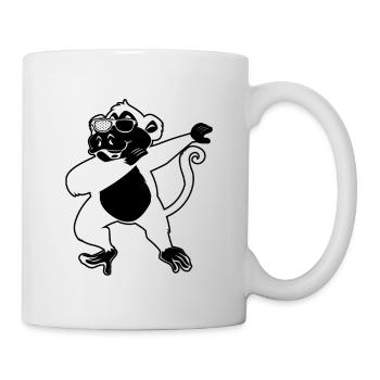 Dab Dance Monkey Orangutan Monkey Lover - Dabbing - Mug - white - Right