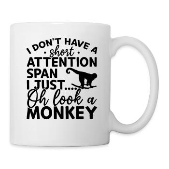 Funny Monkey Lover - Funny Orangutan Monkey - Mug - white - Right