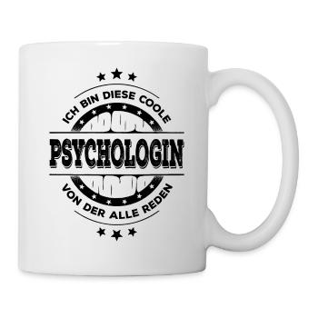 Psychologin Geburtstag Psychologie Geschenk - Tasse - Weiß - Rechts