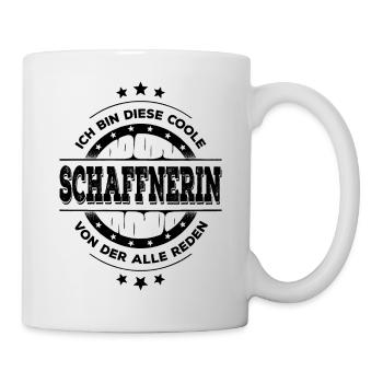 Schaffnerin Geburtstag Kondukteurin Geschenk - Tasse - Weiß - Rechts