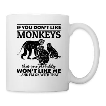 Orangutan Monkey Lover - Orangutan Monkey - Mug - white - Right