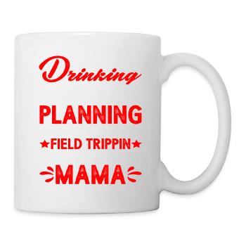 Coffee Drinking Lesson Planning Homeschool Mama 2 - Mug - white - Right