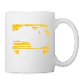 Ich Kann Nicht Ich Muss Abschleppen Geschenk - Tasse - Weiß - Rechts