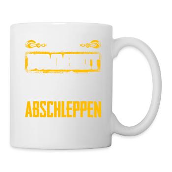 Kann Dummheit Nicht Verhindern Kann Sie Abschleppe - Tasse - Weiß - Rechts