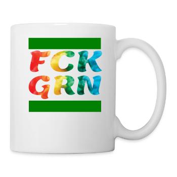 Gegen die Grünen - Tasse - Weiß - Rechts