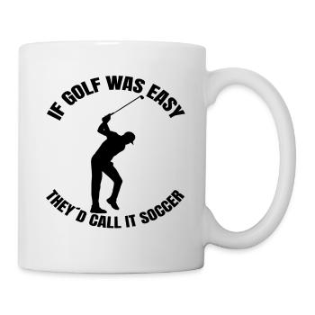 Golf Golf Club Golfer Quote Golf Ball - Mug - white - Right