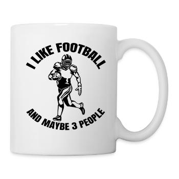 Entraîneur de football américain Football Fan Football - Mug blanc - blanc - Droite