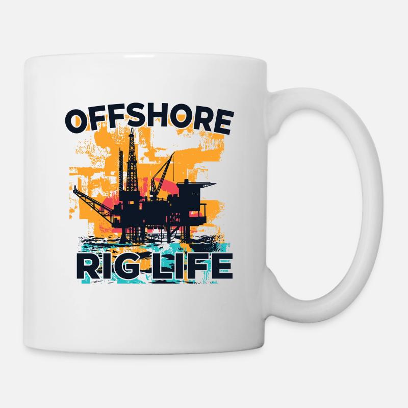 Offshore Rig Life - Mug - white