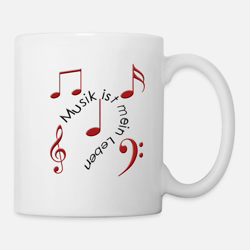musik - Tasse - Weiß