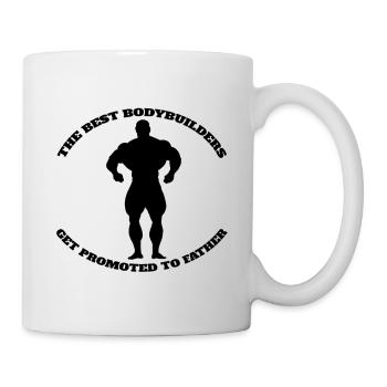 Bodybuilder Fitness Athlète Entraînement de force musculaire - Mug blanc - blanc - Droite