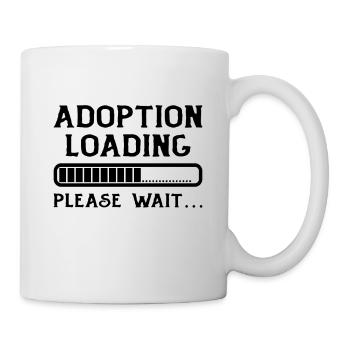 Adoption load please wait load adoption day - Mug - white - Right