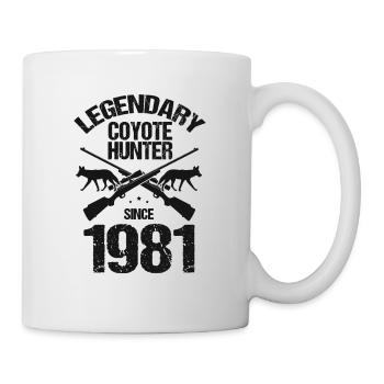 Kojotentöter und Kojotenjagd auf Wildtiere - Tasse - Weiß - Rechts