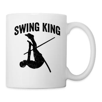 Lustiger Stabhochsprung Stabhochsprung - Tasse - Weiß - Rechts