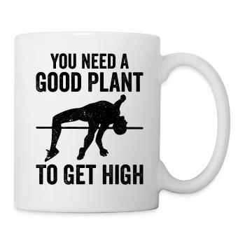 Fun pole vault - Mug - white - Right