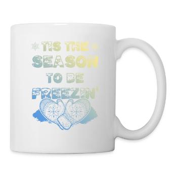 Saison d’hiver - Mug blanc - blanc - Droite