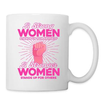 Égalité féministe des genres F - Mug blanc - blanc - Droite