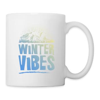 Winter Vibes - Tasse - Weiß - Rechts