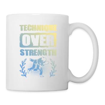 Lutte - Mug blanc - blanc - Droite