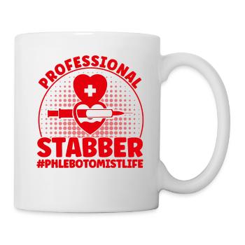 Phlebotomy Laboratory Phlebotomist Tech Blood Sampling - Mug - white - Right
