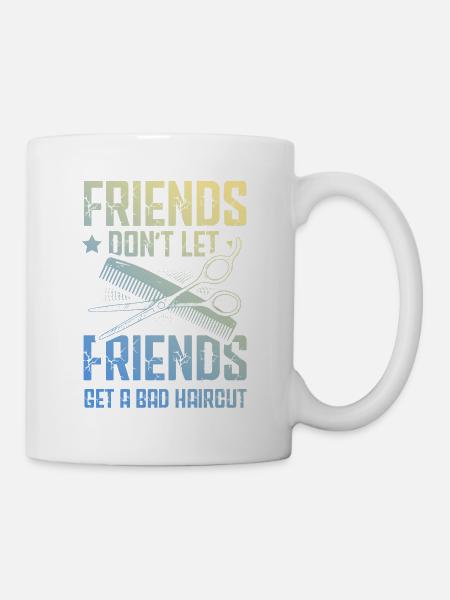 Barber Freunde - Tasse - Weiß