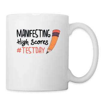 Test Day Manifesting for Students Testing - Mug - white - Right