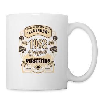 Cadeau du 40e anniversaire Mythe Légende Original - Mug blanc - blanc - Droite