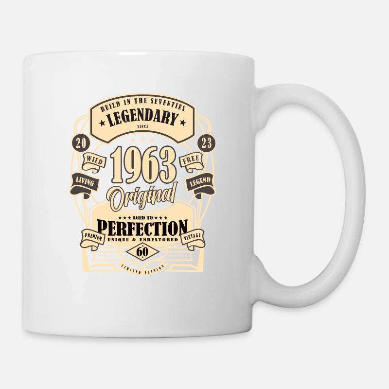 60. Geburtstag Geschenk Mythos Legende Original - Tasse - Weiß