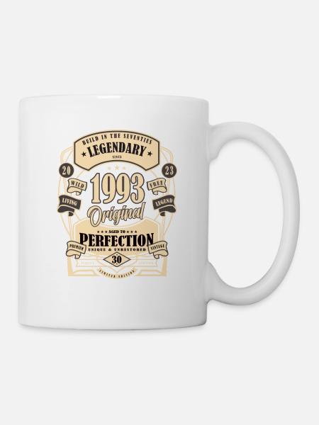 30. Geburtstag Geschenk Mythos Legende Original - Tasse - Weiß