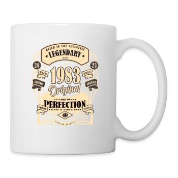 Cadeau du 40e anniversaire Mythe Légende Original - Mug blanc - blanc - Droite