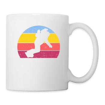 Boarder Girl Snowboarder Snowboard Ski Sports d’hiver - Mug blanc - blanc - Droite