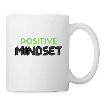 motivation quote positive Mindset black typography - Mug - white - Right