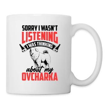 Thought of Ovcharka Caucasian Ovcharka - Mug - white - Right