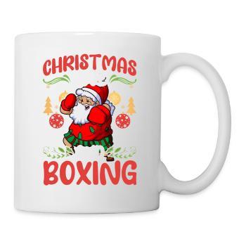 Christmas Love Boxing Boxer Weihnachtsgeschenk - Tasse - Weiß - Rechts