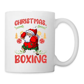 Christmas Love Boxing Boxer Weihnachtsgeschenk - Tasse - Weiß - Rechts