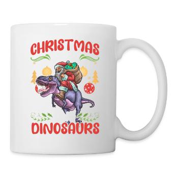 Dino Boy Boy Children Christmas Love Dinosaurs - Mug - white - Right