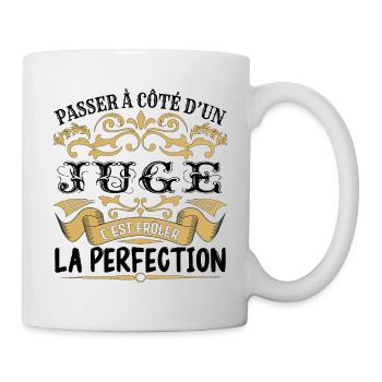 Juge | le Meilleur cadeau Juge - Mug blanc - blanc - Droite