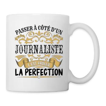 Journaliste | le Meilleur cadeau Journaliste - Mug blanc - blanc - Droite