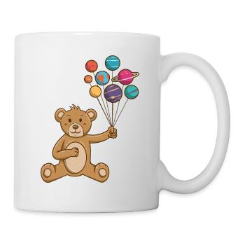 Teddy Bear Planet Balloons Astronaut - Mug - white - Right