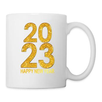 Happy New Year 2023 - Men Women New Years Eve - Mug - white - Right