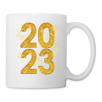 New Years Eve Party Outfit - Happy New Year 2023 - Mug - white - Right