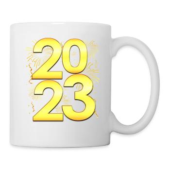 Compte à rebours du Nouvel An 2023 - Bonne année - Mug blanc - blanc - Droite