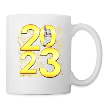 Bonne année 2023 - Femmes Hommes Nouvel An 2023 - Mug blanc - blanc - Droite