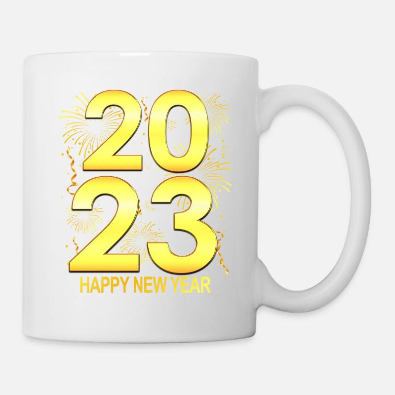 Fête pour le Nouvel An 2023 - Bonne année - Mug blanc - blanc