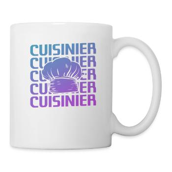 Retro Cuisinier Chef Cuisine - Mug blanc - blanc - Droite