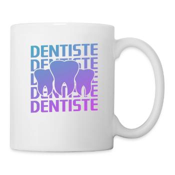 Retro Dentiste Dentisterie - Mug blanc - blanc - Droite