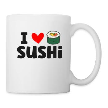 I Love Sushi Love Sushi Rolls - Mug - white - Right