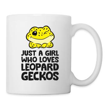 Léopard Gecko Reptile Seulement un garçon qui - Mug blanc - blanc - Droite